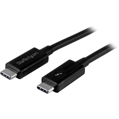 StarTech.com 1m (3.3ft) Thunderbolt 3 Cable, 20Gbps, 100W PD, 4K Video, Thunderbolt-Certified, Compatible w/ TB4/USB 3.2/DisplayPort