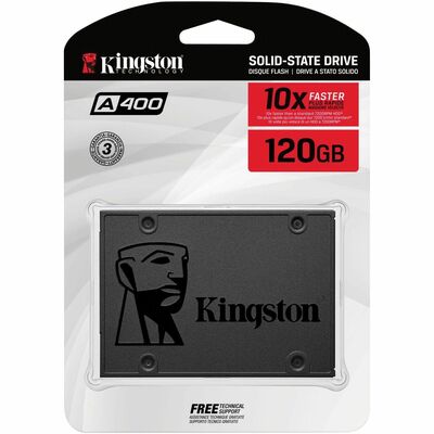 Kingston A400 120 GB Solid State Drive - 2.5" Internal - SATA (SATA/600)