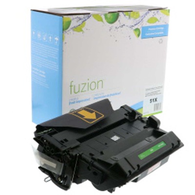 fuzion High Yield Laser Toner Cartridge - Alternative for HP 51A (P3005) - Black - 1 Each