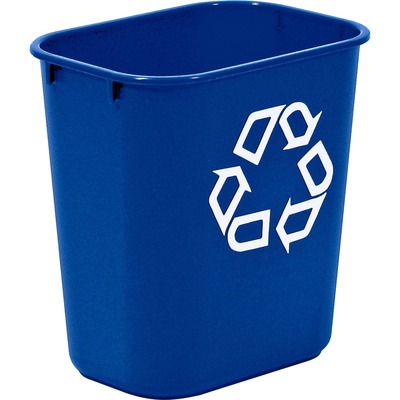 Rubbermaid Commercial Blue Deskside Recycling Container