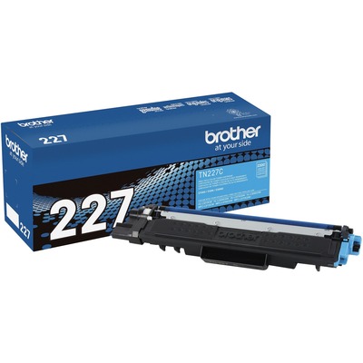 Brother TN-227C Original High Yield Laser Toner Cartridge - Cyan - 1 Each