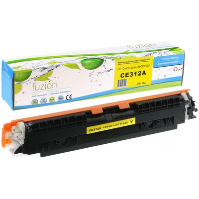 fuzion - Alternative for HP CE312A (126A) Remanufactured Toner - Yellow