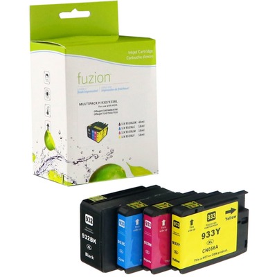 fuzion - Alternative for HP #932XL Compatible HY Inkjet Set - XL C/K/M/Y