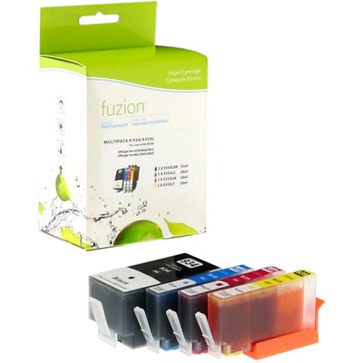 fuzion - Alternative for HP #934XL Compatible H.Y. Inkjet Set - XL C/K/M/Y