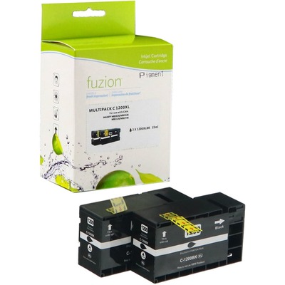 fuzion - Alternative for Canon PGI-1200XL Compatible 2/PK Inkjets - Black