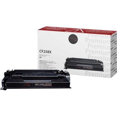 Premium Tone CF258X Toner Cartridge - Alternative for HP - Black - 1 Pack