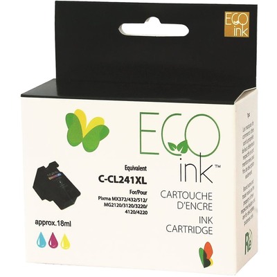 Eco Ink Inkjet - Remanufactured for Canon CL241XL - Color