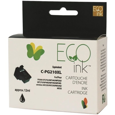 Eco Ink Inkjet - Remanufactured for Canon PG210XL - Black