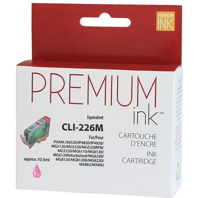 Premium Ink Inkjet Ink Cartridge - Alternative for Canon CLI226M - Magenta - 1 Each