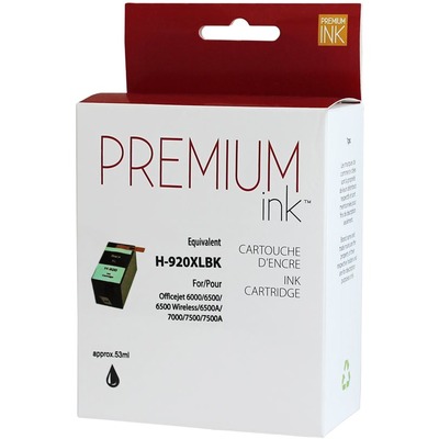 Premium Ink Inkjet Ink Cartridge - Alternative for HP - Black - 1 Pack