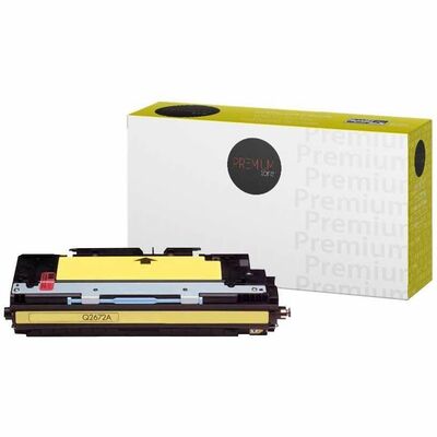 Premium Tone Toner Cartridge - Alternative for HP Q2672A - Yellow - 1 Each