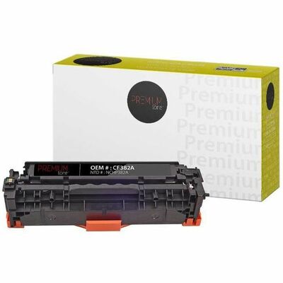 Premium Tone Toner Cartridge - Alternative for HP CF382A - Yellow - 1 Each