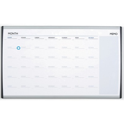 ACCO Arc Cubicle Dry-Erase Monthly Calendar, 18" x 30"