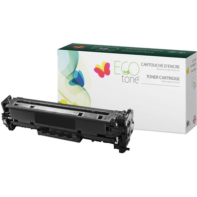 EcoTone Toner Cartridge - Remanufactured for Hewlett Packard CC530A - Black