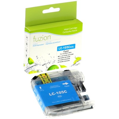 fuzion - Alternative for Brother LC105 Compatible Inkjet - Cyan