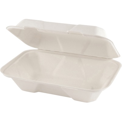 Eco Guardian 9" x 6" x 3" Fibre Hinged Lid Containers