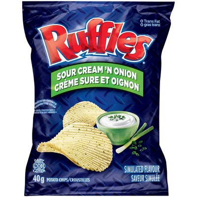 Ruffles Sour Cream n' Onion Potato Chips