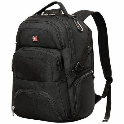 SwissGear SWA1456R-009 Carrying Case (Backpack) for 17" to 17.3" Tablet, Computer, Accessories, Notebook - Black