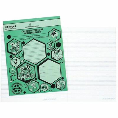 Louis Garneau Small Interlined Exercise Book