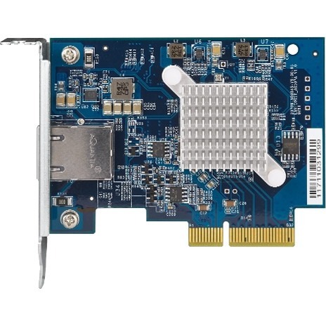 QNAP QXG-10G1T 10Gigabit Ethernet Card - PCI Express 3.0 x4 - 1 Port(s) - 1 - Twisted Pair