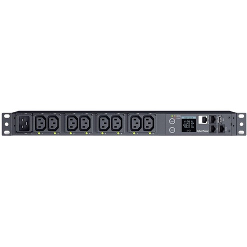 Unit&eacute; de distribution d'alimentation CyberPower PDU41005 - Switched - R&eacute;seau (RJ-45) - 1U - Horizontale/Verticale - Montable en rack