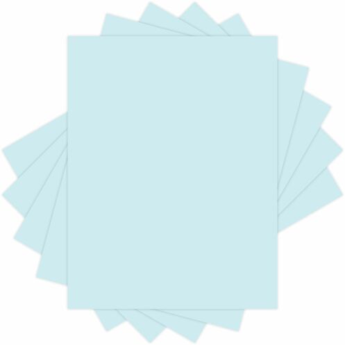 Domtar Colors Multipurpose Paper - Blue - Letter - 8 1/2" (215.90 mm) x 11" (279.40 mm) - 20 lb (9071.85 g) Basis Weight - Smooth - Acid-free - Blue - 500 / Pack