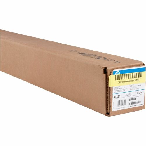 HP Wide Format Special Inkjet Technical Paper - 93 Brightness - 91% Opacity - A0 - 36" x 150 ft - 24 lb Basis Weight - 1 / Roll - Quick Drying, Smudge Resistant, Water Resistant - Matte