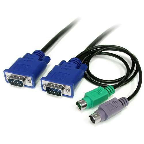 StarTech.com Ultra Thin KVM Cable - 6ft KVM Cable - USB KVM Cable - KVM Switch Cable - VGA KVM Cable
