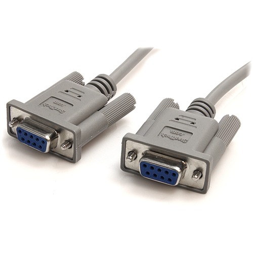 StarTech.com Serial Null modem cable - DB-9 (F) - DB-9 (F) - 3 m - Transfer files via serial connection - 10ft null modem cable - 10ft null modem serial cable - 10ft rs232 null modem cable