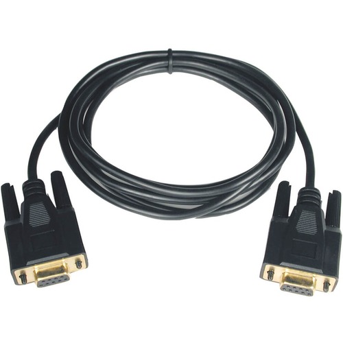 Tripp Lite Null Modem Serial DB9 Serial Cable (DB9 F/F) 6 ft. (1.83 m) - DB-9 Female - DB-9 Female - 6ft