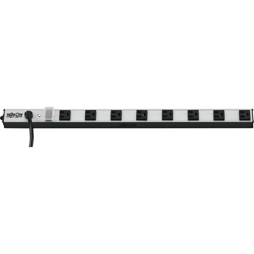 Tripp Lite Power Strip 8-Outlet Vertical 5-15R 15ft Cord Metal 120V 0URM - NEMA 5-15P - 8 NEMA 5-15R - 15ft