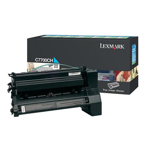 Lexmark Toner Cartridge - Laser - High Yield - 10000 Pages - Cyan - 1 Each