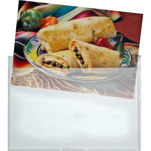 Smead Self-Adhesive Pockets - 6 1/4" x 4 9/16" Sheet - Clear - Poly - 100 / Box - Vinyl/Plastic Pockets & Sleeves - SMD68164