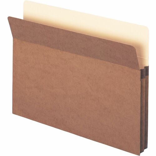 Smead File Pocket, Straight-Cut Tab, 1-3/4" Expansion, Letter Size, Redrope, 50 per Box (73800) - Letter - 8 1/2" x 11" Sheet Size - 1 3/4" Expansion - Top Tab Location - Redrope - Recycled - 50 / Box"
