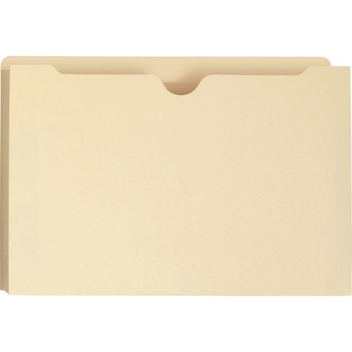 Smead Legal Recycled File Jacket - 8 1/2" x 14" - 1 1/2" Expansion - Manila - 10% Recycled - 50 / Box