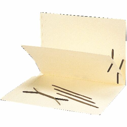Smead Twin Prong Fastener - 1" Size Capacity - 240 Sheet Capacity - 100 / Box - Brown - Metal