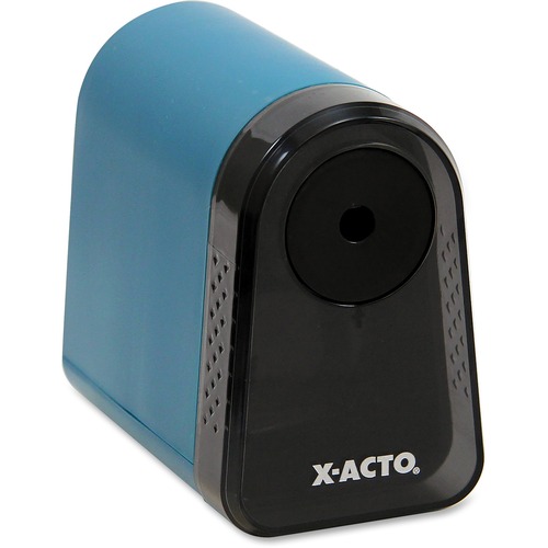 X-Acto Might Mite Electric Pencil Sharpener - Desktop - 1 Hole(s) - 3.5" Height x 3.5" Width x 5" Depth - Medium Green - 1 Each