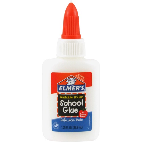 Elmer's Washable School Glue - 1.25 oz - 1 Each - White