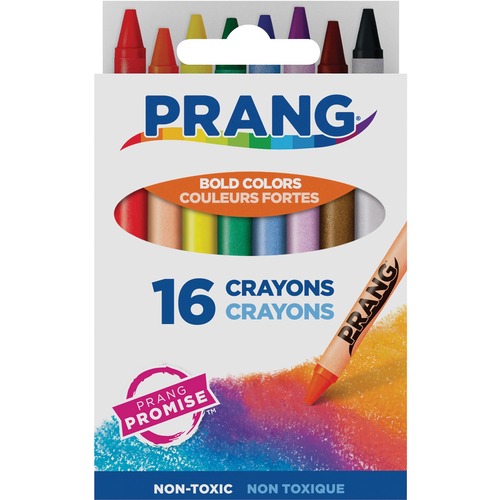 Dixon Wax Crayons - Assorted - 16 / Box
