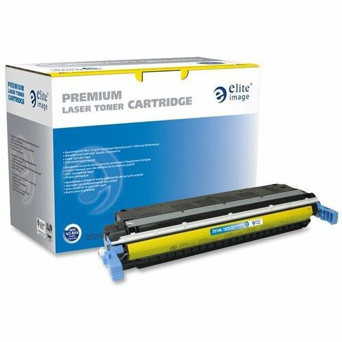 Elite Image Remanufactured Toner Cartridge - Alternative for HP 645A (C9732A) - Laser - 12000 Pages - Yellow - 1 Each