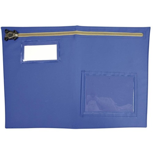 Winnable Storage Bag - 12" (304.80 mm) Width x 18" (457.20 mm) Length - Zipper Closure - Blue - Deposit = WNN81005