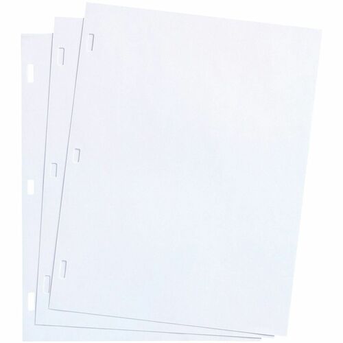 Wilson Jones Plain Ledger Paper - Plain - Unruled - 3 Hole(s) - 28 lb Basis Weight - Letter - 8 1/2" x 11" - White Paper - Punched, Recyclable, Acid-free, Fade Resistant - 100 / Box