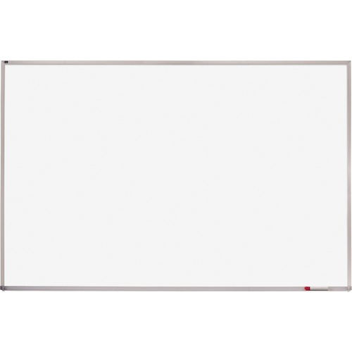 Quartet Whiteboard - 48" (4 ft) Width x 96" (8 ft) Height - White Melamine Surface - Silver Aluminum Frame - Horizontal - 1 Each