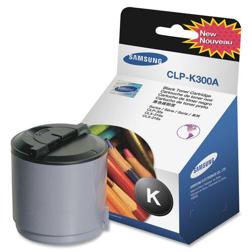 Samsung CLP-K300A Original Toner Cartridge - Laser - 2000 Pages - Black - 1 Each