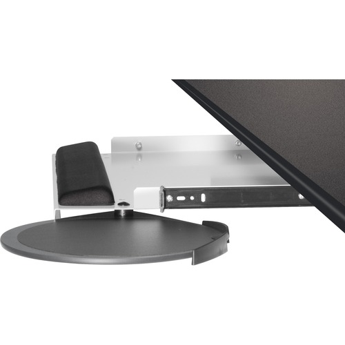 Kelly Underdesk Keyboard/Mouse Platform - 1.3" Height x 21" Width x 15.5" Depth - Gray - 1