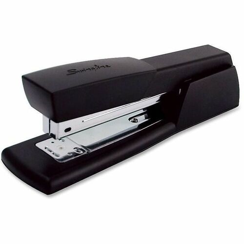 Swingline Light-Duty Desk Stapler - 20 of 20lb Paper Sheets Capacity - 210 Staple Capacity - Full Strip - 1/4" Staple Size - 1 Each - Black