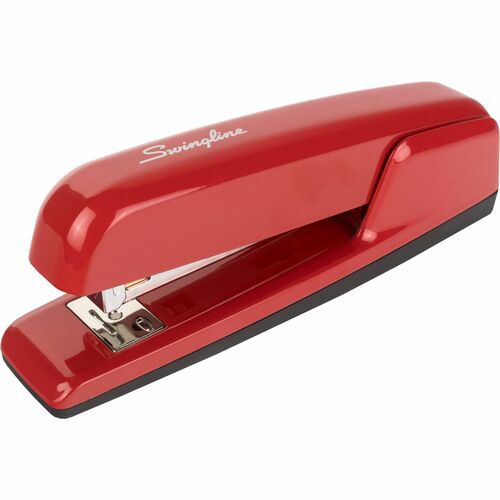 Swingline 747 Rio Red Stapler - 25 of 20lb Paper Sheets Capacity - 210 Staple Capacity - Full Strip - 1/4" Staple Size - 1 Each - Rio Red