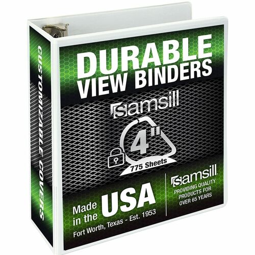 Picture of Samsill Nonstick 4" View D-Ring Binder