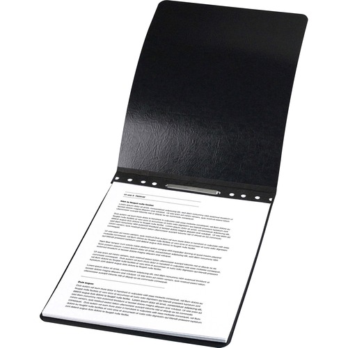 ACCO Presstex Legal Recycled Report Cover - 2" Folder Capacity - 8 1/2" x 14" - Black - 30% Recycled - 1 Each