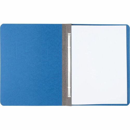 ACCO Presstex Letter Recycled Report Cover - 3" Folder Capacity - 8 1/2" x 11" - Light Blue - 30% Recycled - 1 Each
